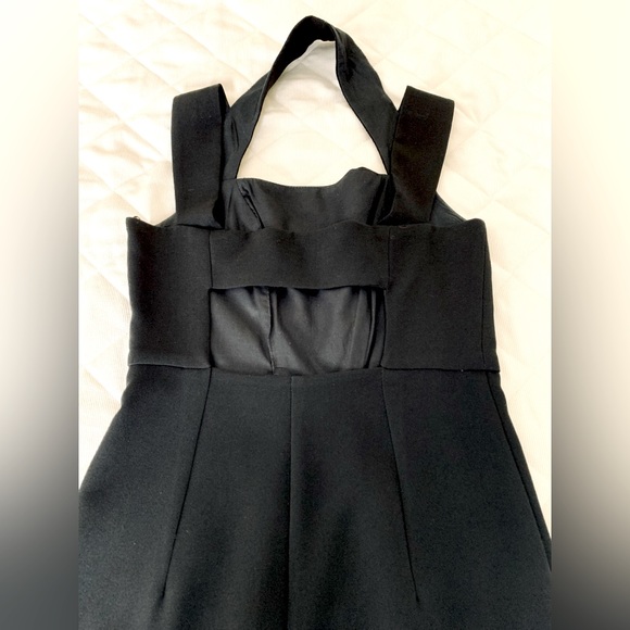 Maje black mini dress with wide straps and sexy cut-out at its back Maje Size 1 - Picture 9 of 16